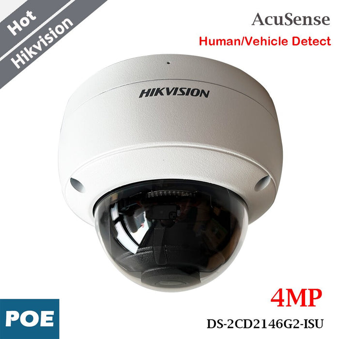 Hikvision AcuSense 4 MP security camera with human and vehicle detection