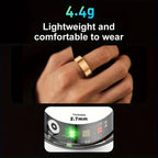 Stainless steel smart fitness ring