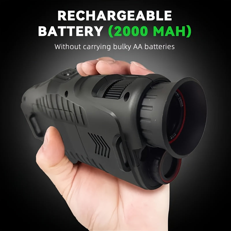 Infrared monocular with 10× digital zoom and LED light