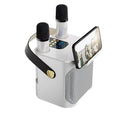 Leistungsstarker Bluetooth-Karaoke-Lautsprecher mit zwei Mikrofonen