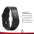 Bracelet d'activité connecté avec cardiofréquencemètre, noir