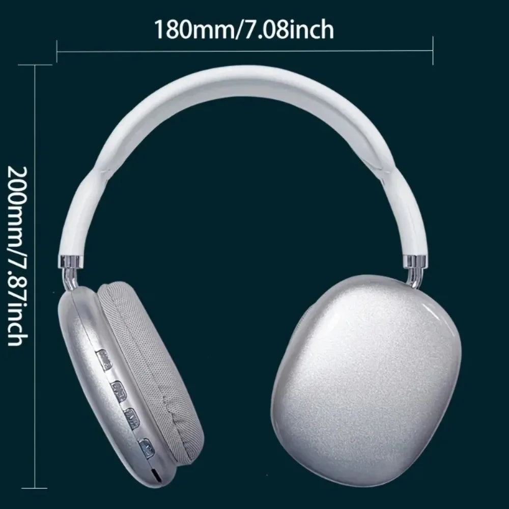 Kabellose Bluetooth-Kopfhörer, weiß