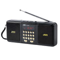 Tragbarer Bluetooth-Lautsprecher mit UKW-Radio, schwarz