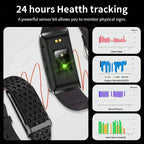 Smartband ohne Display für körperliche Aktivitäten, schwarz