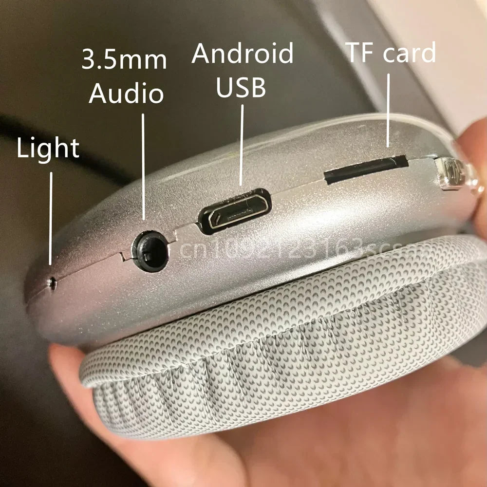 Kabellose Bluetooth-Kopfhörer, weiß
