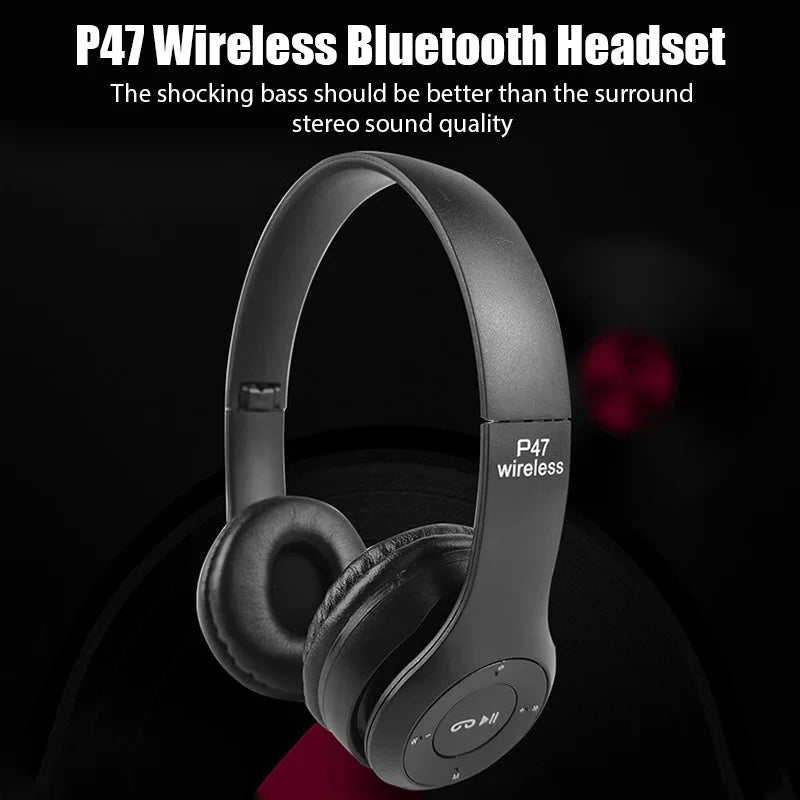 Wireless Bluetooth over-ear headset Black-2