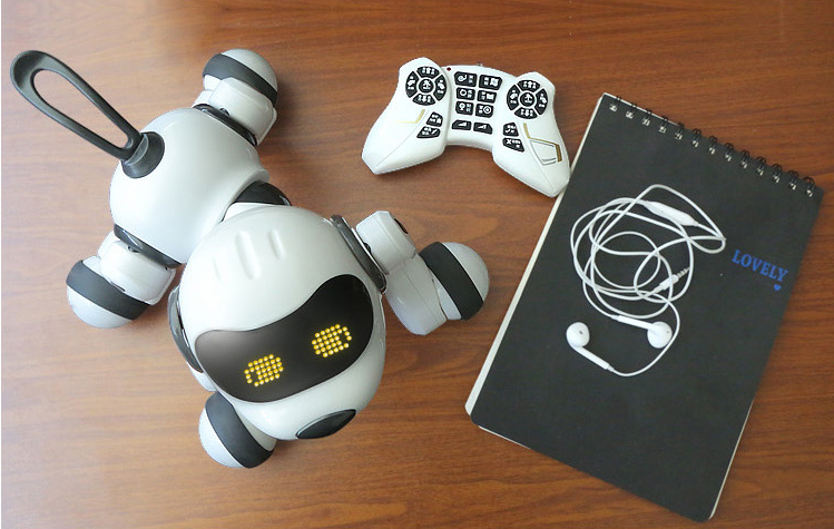 Smart remote-controlled robotic puppy