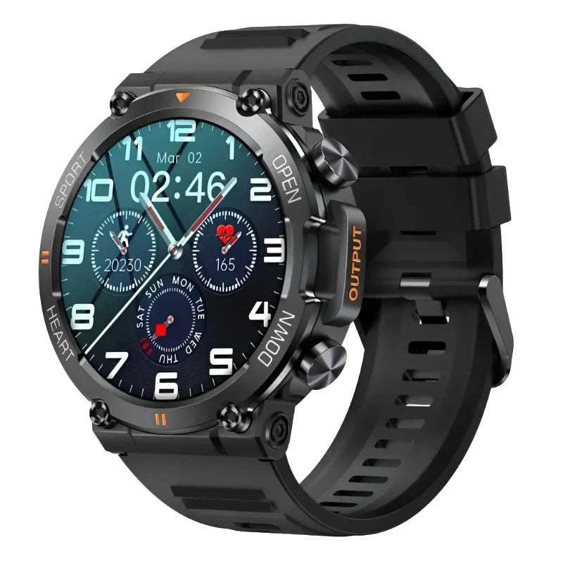 Montre connectée ronde avec écran de 3,53 cm