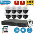 Hikvision 4K 8-MP-IP-Videoüberwachungsset mit PoE, DS-2CD2185FWD-IS