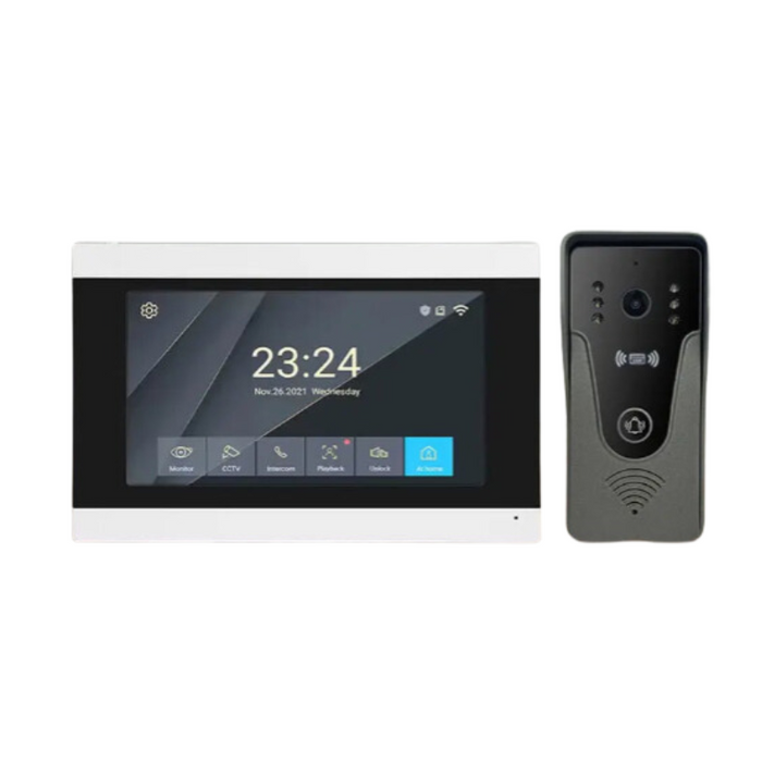 Smart wireless video intercom with touchscreen